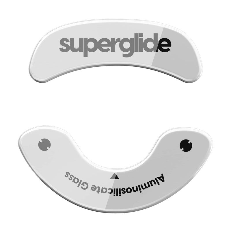 [Australia - AusPower] - Superglide - Fastest and Smoothest Mouse Feet / Skates Made with Ultra Strong Flawless Glass Super Fast Smooth and Durable Sole for Endgame Gears XM1 RGB / XM1r [White] 