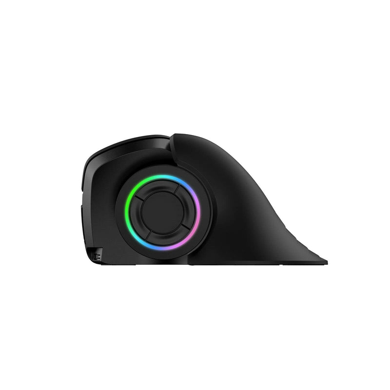 [Australia - AusPower] - MOJO Master Grip Rechargeable Silent Vertical Mouse - Bluetooth / Wireless Ergonomic Mouse w/ Adjustable Sensitivity and Quiet Buttons, Custom Software Master Grip - Triple Mode (Bluetooth + Wireless) 