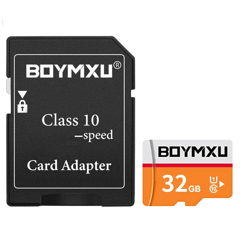 [Australia - AusPower] - TF Memory Card 32GB,BOYMXU TF Card with Adapter,High Speed Memory Card Class 10 TF Card Memory Card for Phone Camera Computer-(Orange) 32GB Orange 