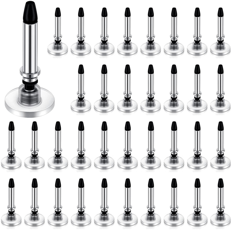[Australia - AusPower] - 36 Pieces High Precision Replaceable Stylus Pen Disc Tip Universal Stylus Tips Round Shape Stylist Replacement Tips Replacement Tips for Stylus Pens for Daily Using Supplies 