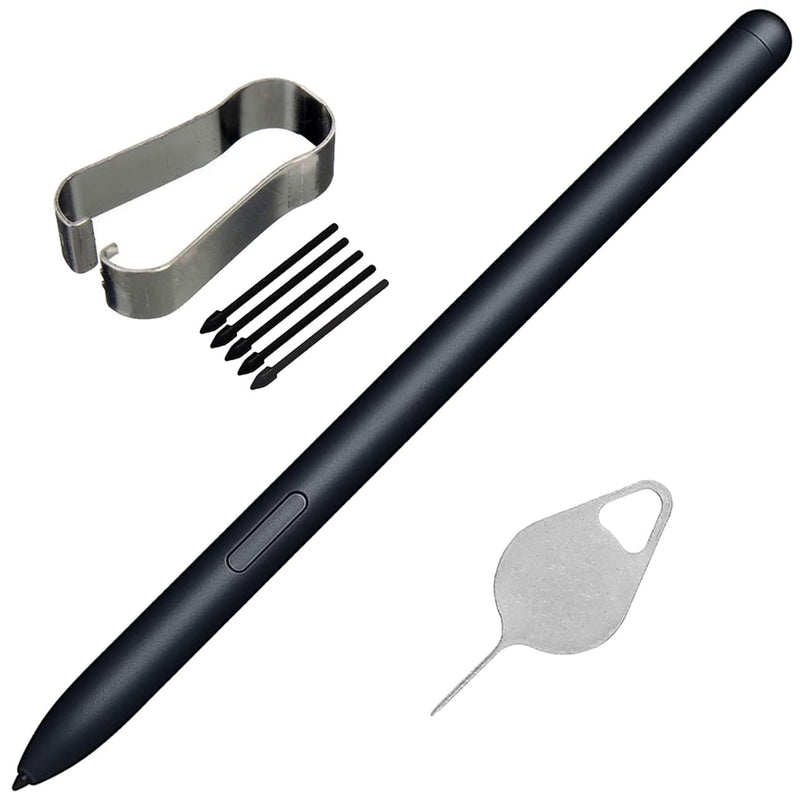 [Australia - AusPower] - Tab S8 Ultra Pen Stylus X900 S8 S Pen Replacement Tab S8 Pen X700 Touch Pen for Samsung Galaxy Tab S8+ Pen SM-X800 X806 S8 Ultra SM-X906 S Pen with Tips S8 Pen Repair Part (Mystic Black) Mystic Black 