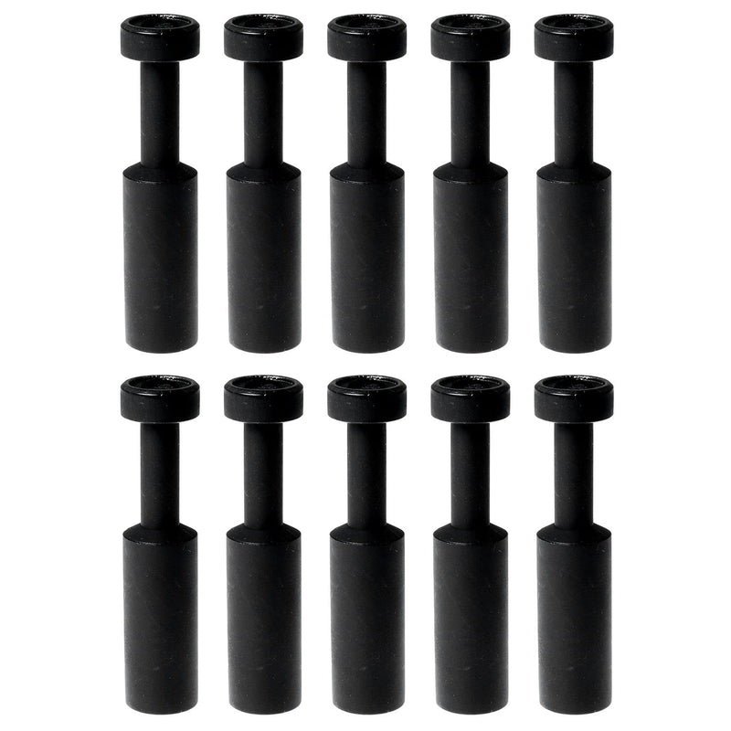 [Australia - AusPower] - DZS ELEC 10pcs Pneumatic Push in Connector Plug 3/8" Push-to-Connect Fitting Plug for Low Pressure Hydraulic and Pneumatic System 10mm 