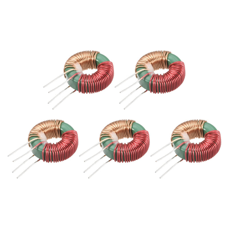[Australia - AusPower] - MECCANIXITY Toroid Inductance Copper Coil Magnetic Inductor 10mH 3A for DIY Circuit Board Pack of 5 