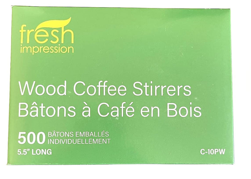 [Australia - AusPower] - Individually Wrapped Wood Coffee Stirrers 