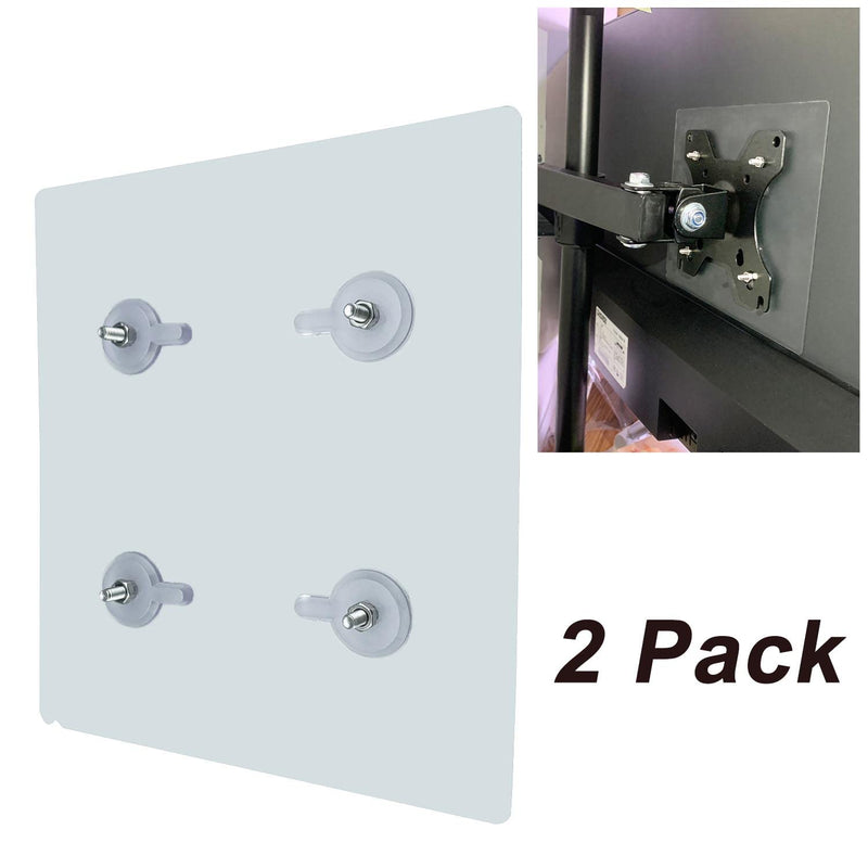 [Australia - AusPower] - NOBER VESA Mount Adapter Bracket Kit Non-VESA Mounting Universal for 75 VESA Monitor Arm Compatible 2 Pack 2 Pack VESA 75X75mm 