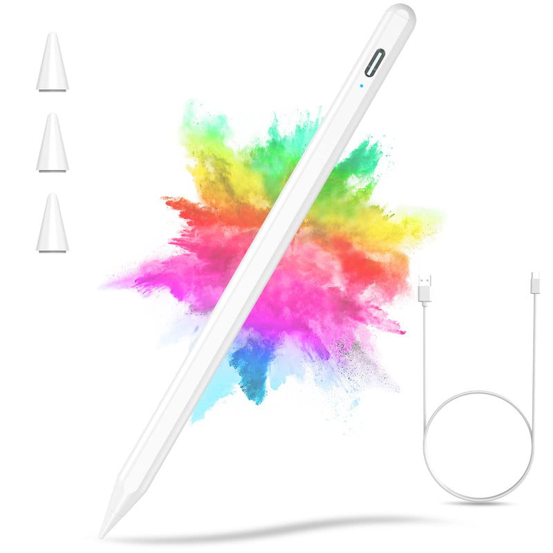 [Australia - AusPower] - Stylus Pen for iPad with Palm Rejection and Tilt Sensitive, Stylus Pencil Compatible with (2018-2022) iPad Pro 11/12.9 inch, iPad 9th/8th/7th/6th Gen, iPad Air 5th/4th/3rd Gen, iPad Mini 6th/5th Gen 