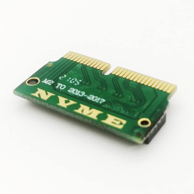 [Australia - AusPower] - M.2 NVME SSD Convert Adapter,NGFF M.2 NGFF M-Key AHCI SSD Convert Card for Upgrade MacBook Air Pro Retina Mid A1465 A1466 A1398 A1502(2013-2017 Year) 