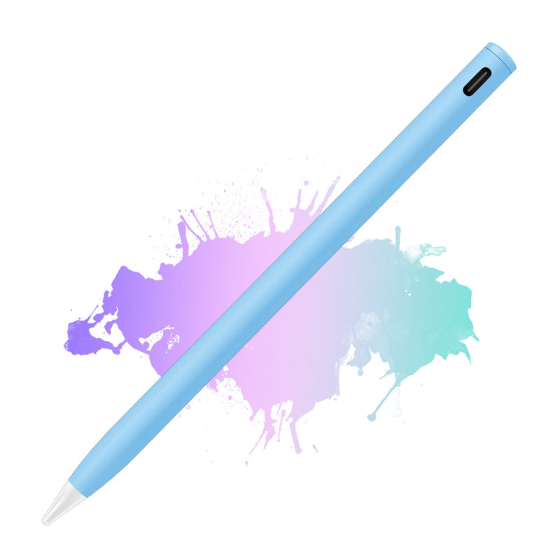 [Australia - AusPower] - Stylus Pen Compatible for iPad (2018 and Later) ,Palm Rejection, Compatible with iPad Pro 11&12.9 Inch, iPad Air (3rd/4th/5th),iPad Mini(5/6th),iPad(6/7/8/9th),Tilting Detection (Blue) Blue 