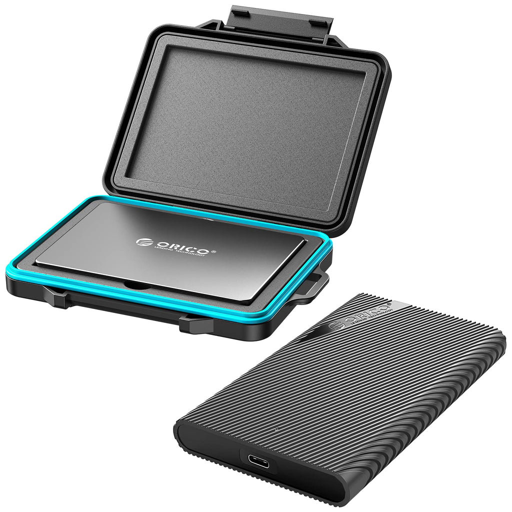 [Australia - AusPower] - ORICO 2.5'' Hard Drive Enclosure USB3.1 Gen1 Type-C to SATA for 7/9.5mm HDD/SSD Up to 4TB Support UASP with 2.5 inch Hard Drive Case 