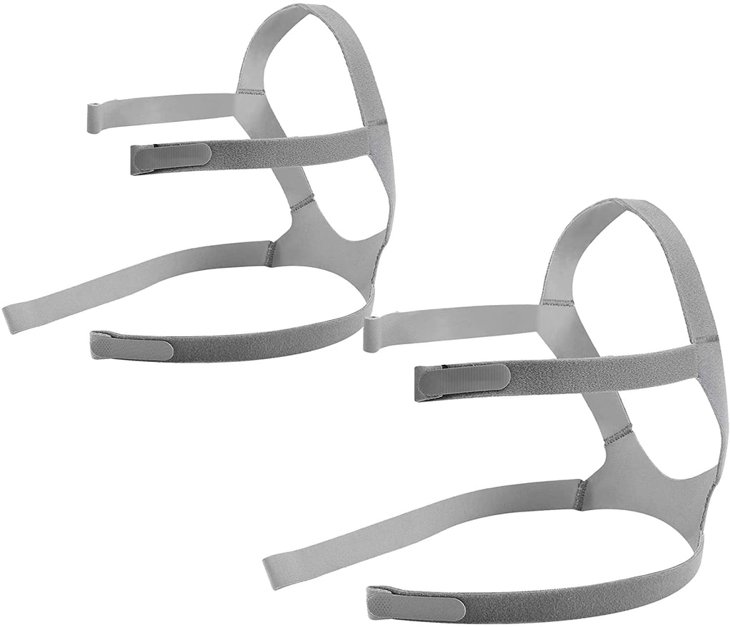 [Australia - AusPower] - 2PCS Headgear Strap Replacement with Adjustable Home Ventilator Mask Headband, for ResMed AirFit F20 N10 (Only Headgear) 
