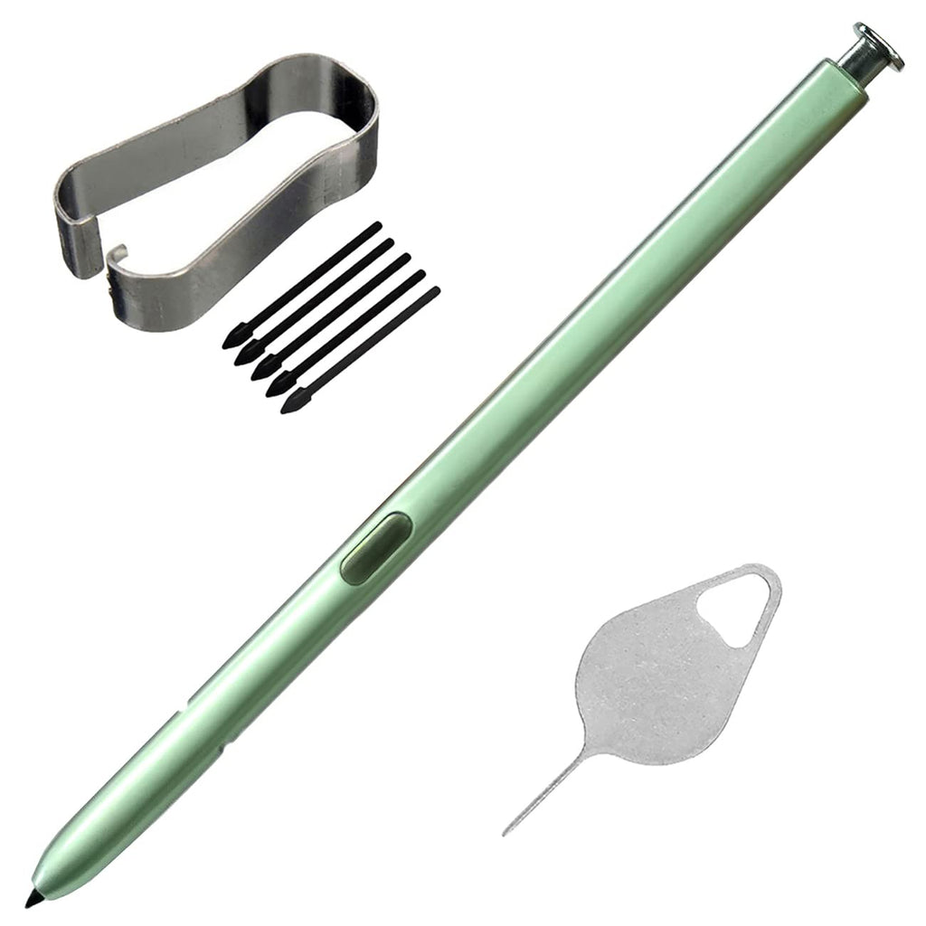 [Australia - AusPower] - S21 Ultra Pen Replacement S22 Ultra S Pen for Note 20 Ultra Stylus Touch S Pen with Tips Nibs Tweezer for Samsung Galaxy S21 Ultra 5G 6.8" G998U G998U1 with Needle Repair Part (Green) Green 