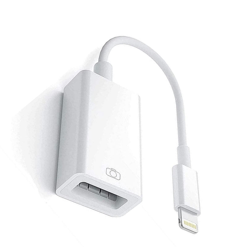 [Australia - AusPower] - Lightning to USB Adapter,[Apple MFi Certified] USB 3.0 OTG Cable Adapter for iPhone 13 12 11 Pro Max XS XR 8 7 iPad,USB Female Support Connect Card Reader,U Disk,Keyboard,Mouse,USB Flash Drive 