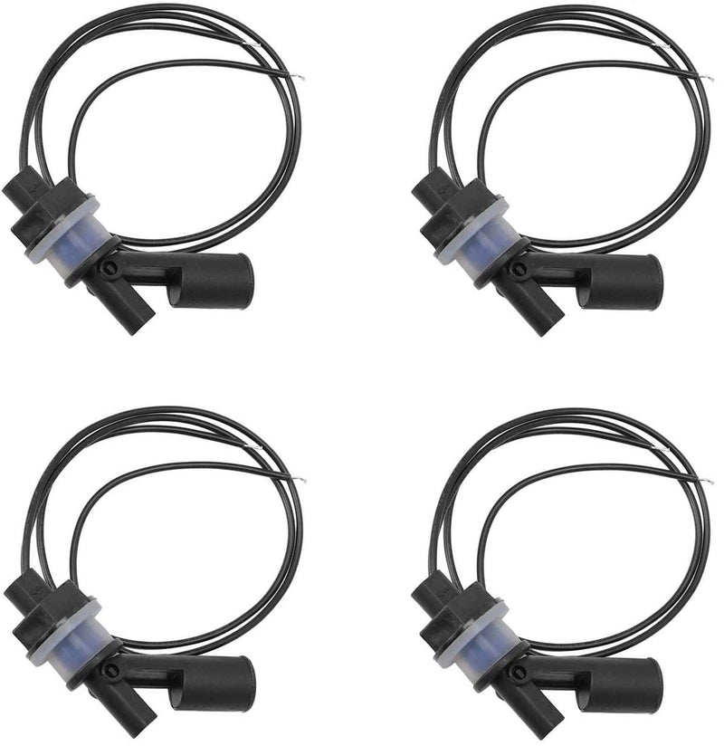 [Australia - AusPower] - 4PCS Water Level Sensor,Aideepen 10W Liquid Level Sensor Water Level Switch Plastic Float Switch Horizontal Float Switch for Fish Tank Pool 