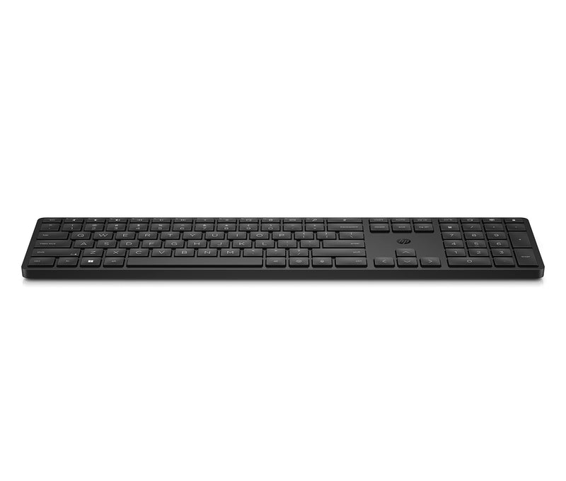[Australia - AusPower] - HP 450 Wireless Programmable Keyboard Black - Slim, Full Size with Numpad, Wireless, USB Receiver, 20 programmable Keys, 4 LEDs, Laptop-Like Keys, 20-Months Battery, Low Power Indicator (4R184AA#ABL) 