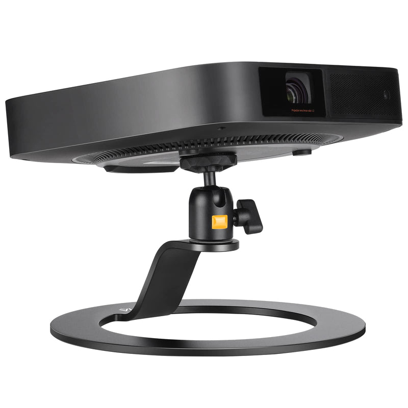 [Australia - AusPower] - Aluminum Desktop Projector Stand w Ballhead Angle Adjustment, JUSMO Table Projector Stand Adjustable Tilt for Nebula, XGIMI, VANKYO, BenQ, PVO, TMY, AuKing and Most LCD/DLP Video Projectors 