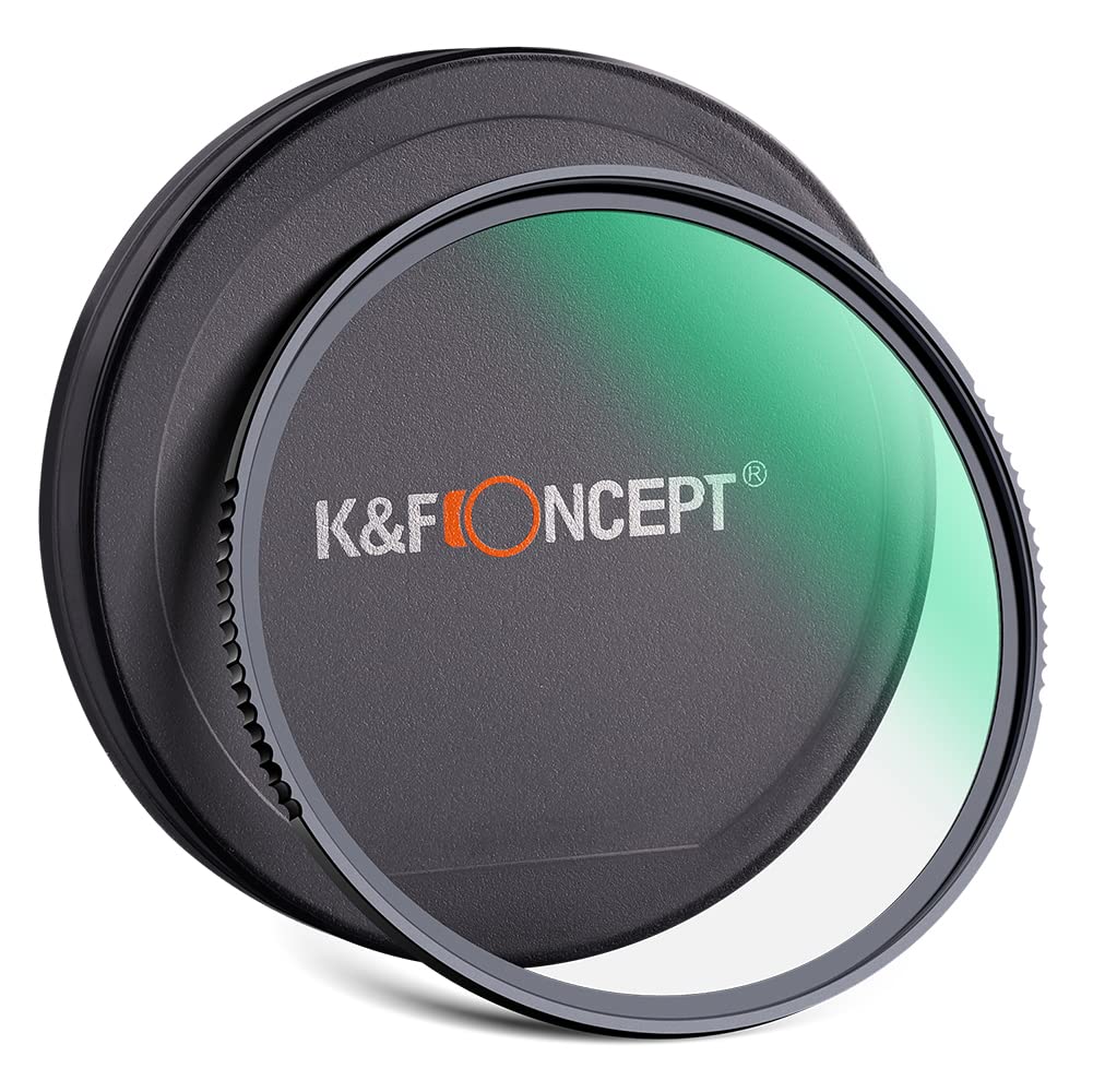 [Australia - AusPower] - K&F Concept 55mm MC UV Protection Filter Shockproof Tempered Optical Glass with 28 Multi-Layer Coatings HD/Waterproof/Scratch Resistant for 55mm Camera Lens 