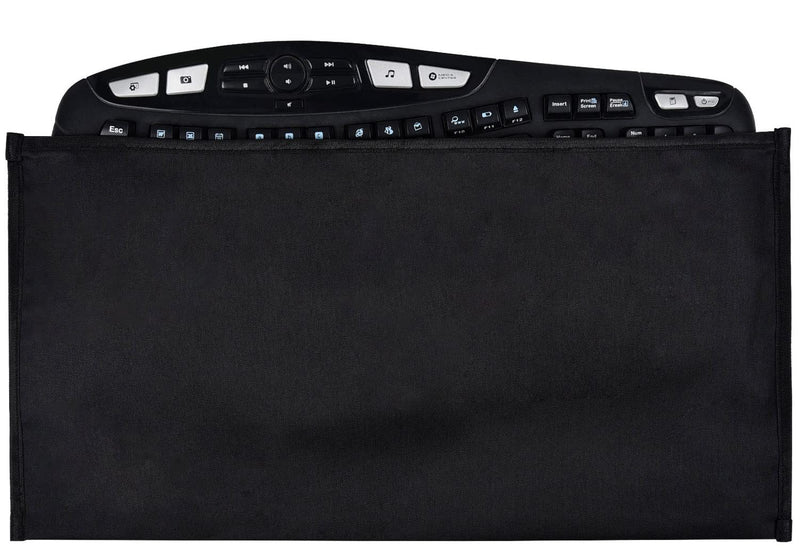 [Australia - AusPower] - Keyboard Bag Case Sleeve Pouch for Universal Keyboard, Logitech/Razer/Das/Havit/Apple Magic Keyboard Protector, Wireless/Wire Computer/Gaming PC Keyboard Dust Cover-Black 