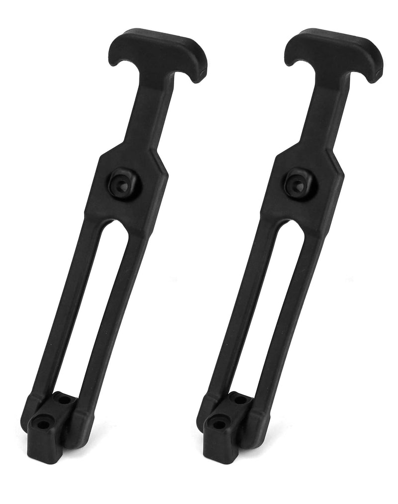 [Australia - AusPower] - QWORK Rubber Flexible T-Handle Draw Latches, 2 PCS 8" Latch for for Golf Carts and Toolboxes 2 pack 8" 