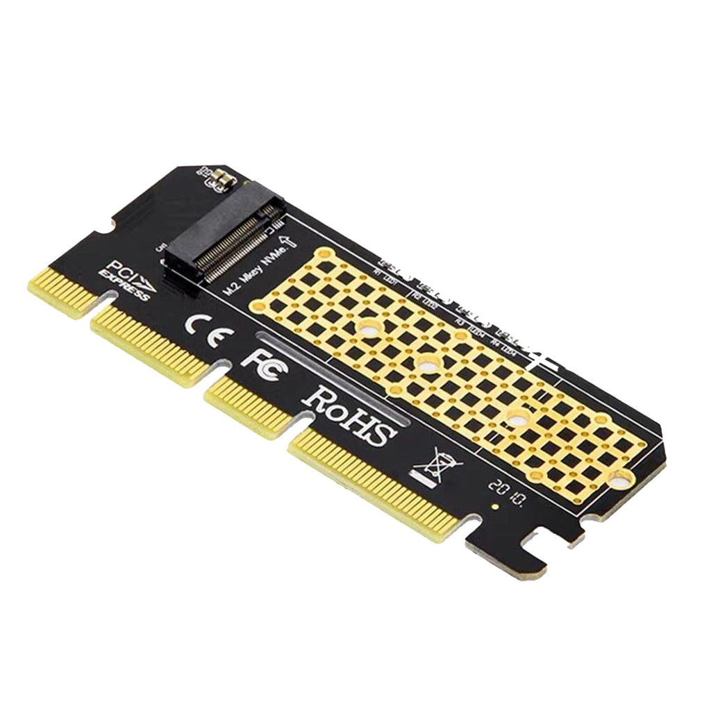 [Australia - AusPower] - M.2 NMVe PCIE Adapter NVMe M.2 PCIE SSD to PCIE 3.0/4.0 X4/X8/X16 Adapter Card for M.2 (M Key) NVMe SSD 2280/2260/2242/2230 with M.2 PCIE NVMe SSD Aluminum Alloy Heat Sink PCIE 2.0/3.0/4.0 x4/x8/x16 card 