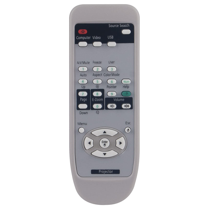 [Australia - AusPower] - PERFASCIN Projector Replacement Remote Control fit for EPSON EMP-1815 EMP-830 EMP-835 EMP-1830 EMP-7800 EMP-7850 EMP-7900 EMP-7950 EMP-8300 