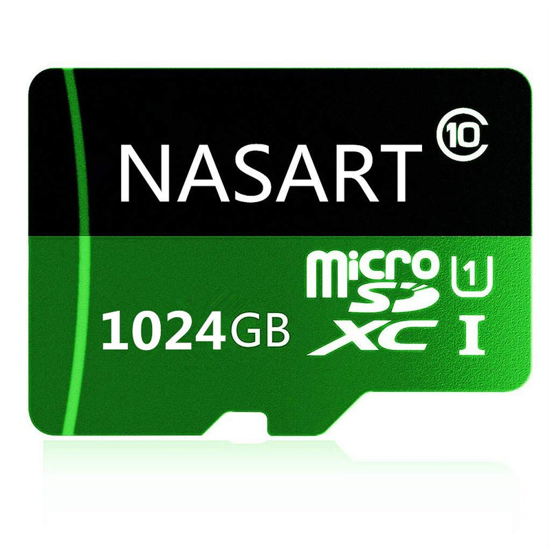 [Australia - AusPower] - 1TB Micro SD SDXC Card 1024GB High Speed Class 10 Flash Memory SDXC Card with Free SD Adapter 