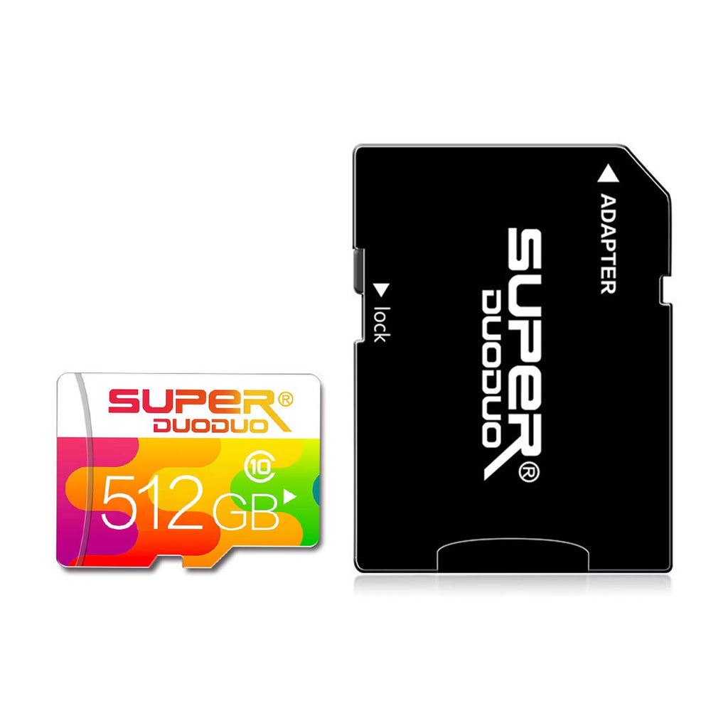 [Australia - AusPower] - 512GB Micro SD Card 512GB TF Memory Card 512GB Class 10 SD Memory Card 512GB High Speed XC-512GB 