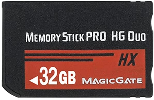 [Australia - AusPower] - Authentic Memory Stick Pro-HG Duo (Mark 2) 16G 32G for PSP 2000 3000 Micro SD/TF Card Memory Card Compatible with Sony Camera Mobile (Red 32G) Red 32G 