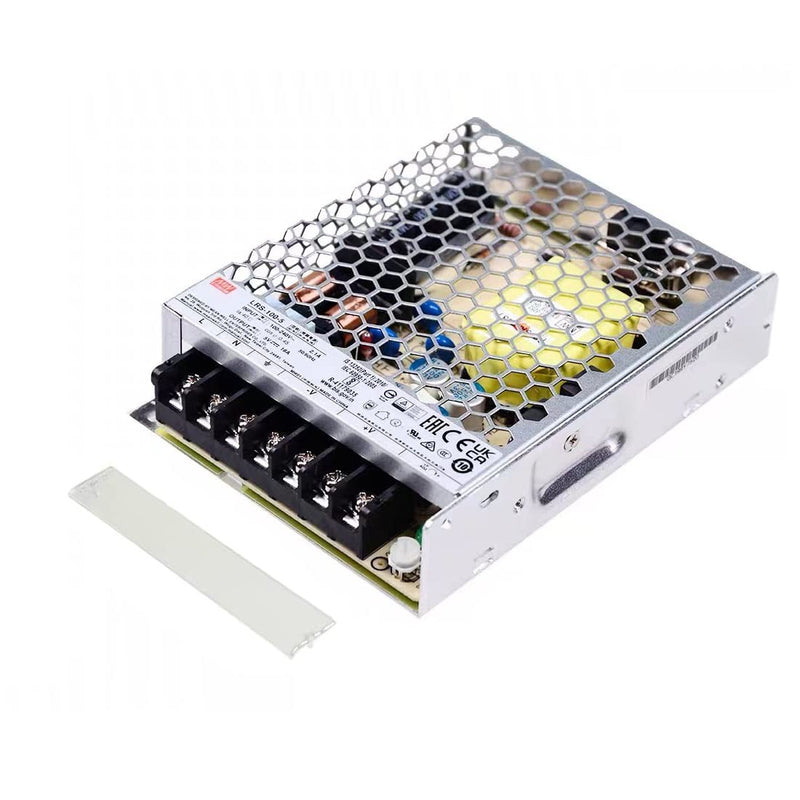 [Australia - AusPower] - Mean Well 5V Power Supply LRS-100-5, Enclosed DC 90W 18A Single Output Switching Power Supply with a Terminal Cover 