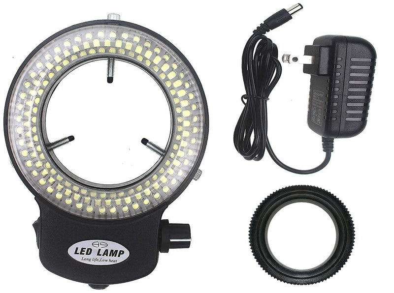 [Australia - AusPower] - LED-60-ZK Black Adjustable 60 LED Ring Light Illuminator for Stereo Microscope (60 LED Ring Light) 