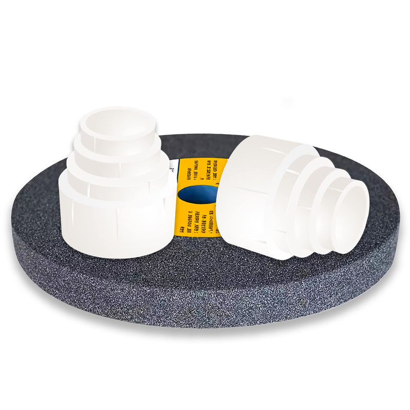[Australia - AusPower] - Reducing Bushing Adapters for Bench Grinding Wheels 8 PCS(2 Sets) Arbor Adapters 3/4" Thick from 1-1/4" to 1", 3/4", 5/8" 2 sets 3/4" Thick 