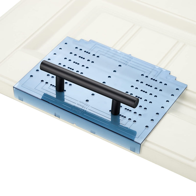 [Australia - AusPower] - Kitchen Cabinet Pulls Installation Jig Drill Mounting Template for Cabinet Knobs Cabinet Handles Drill Template Guide for Drawer Pulls Cabinet Hardware Installation Template Kit Include Drill Bit ‎Multiple Align Sizes 