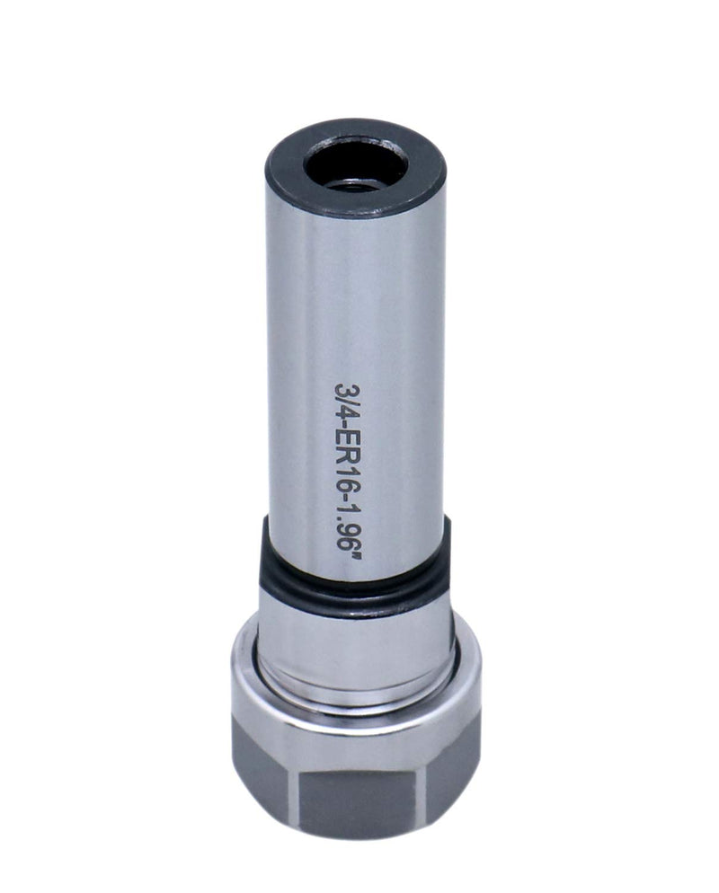 [Australia - AusPower] - Accusize Industrial Tools ER16 Collet Chuck Extension Rod, 1.96 in. Shank Length, 3/4 in. Straight Shank Alloy Steel, 0223-0207 1.96", ER16, Hex 