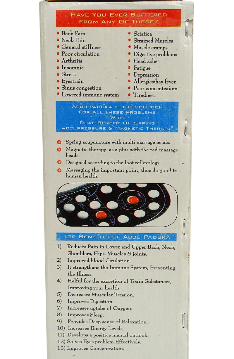 [Australia - AusPower] - ACM Accu Paduka Spring Sandle Acupressure Spring Action Massage Slippers 