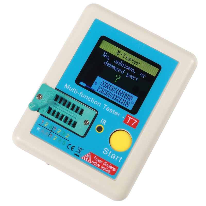 [Australia - AusPower] - AITRIP LCR-T7 Transistor Tester TFT Diode Triode Capacitance Meter LCR ESR Meter for Measuring Triodes Diodes Resistors Capacitors, Inductors, Thyristors 