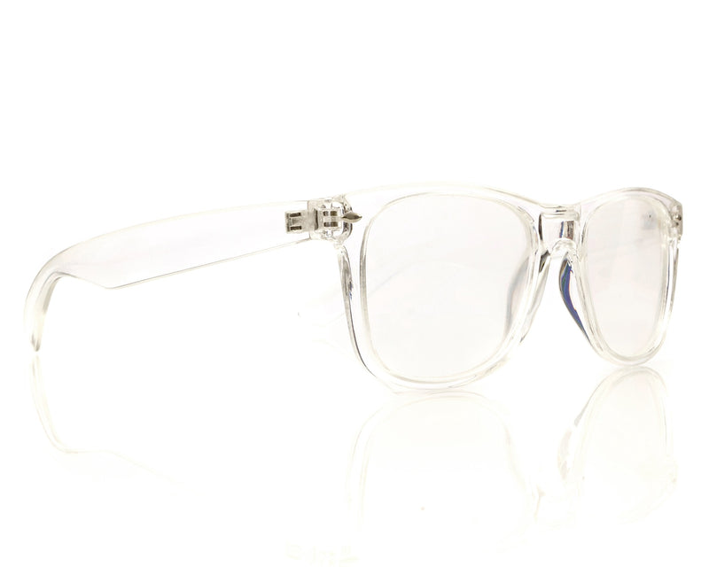 [Australia - AusPower] - Spiral Diffraction Glasses - for Raves, Festivals and More Clear Spiral - Clear 