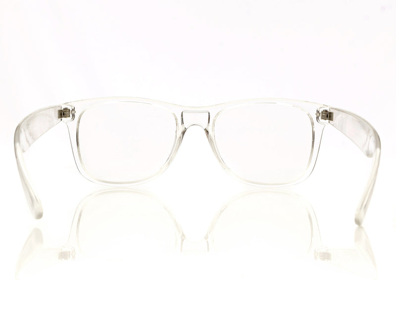 [Australia - AusPower] - Spiral Diffraction Glasses - for Raves, Festivals and More Clear Spiral - Clear 