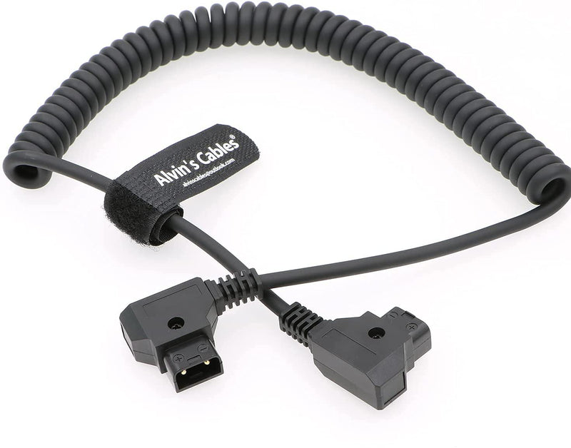 [Australia - AusPower] - Alvin’s Cables D-Tap Male to Dtap Male Coiled Extension Cable for DSLR Rig Battery 