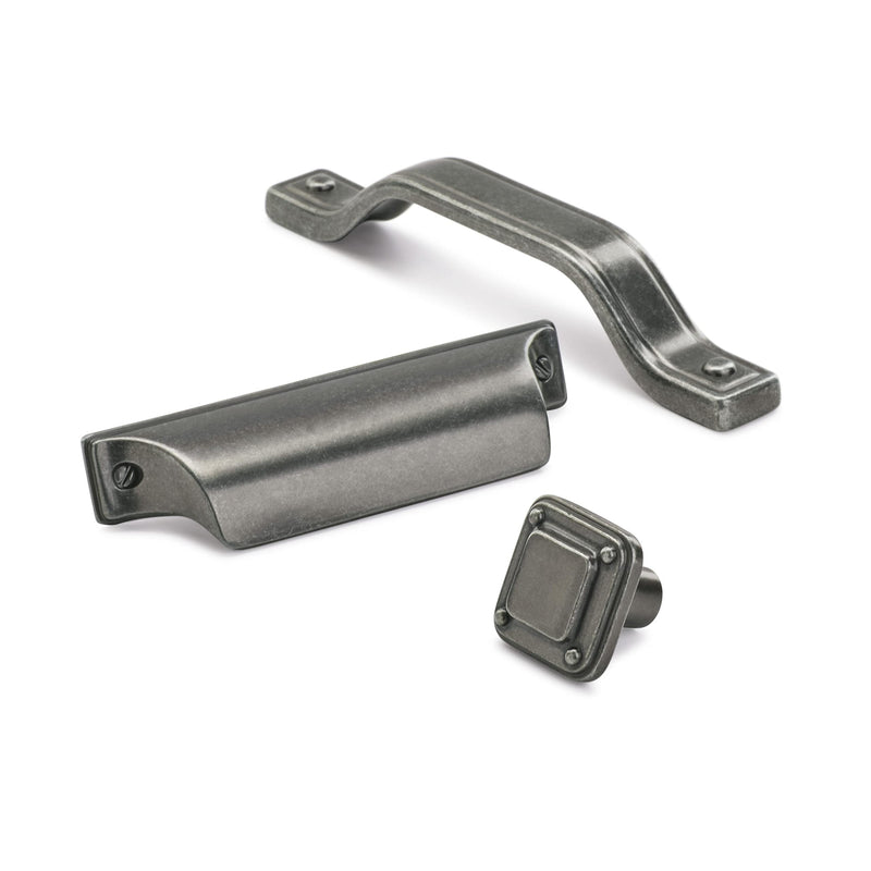 [Australia - AusPower] - Amerock | Kitchen Cabinet Knob | Antique Iron | 1-3/16 in (30 mm) | Jolene | 1 Pack | Furniture Hardware | Bathroom Drawer Knob| Dresser Drawer Handle | Cabinet Pull 1-3/16 in (30 mm) Length 