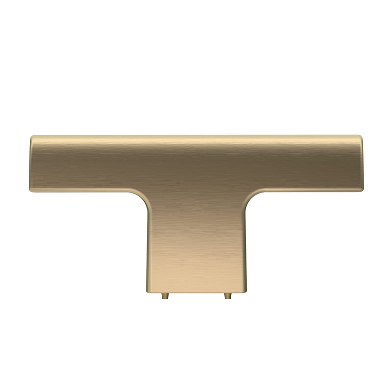 [Australia - AusPower] - Amerock | Cabinet Knob | Golden Champagne | 2-1/2 inch (64 mm) Length | Riva | 1 Pack | Drawer Knob | Cabinet Hardware 