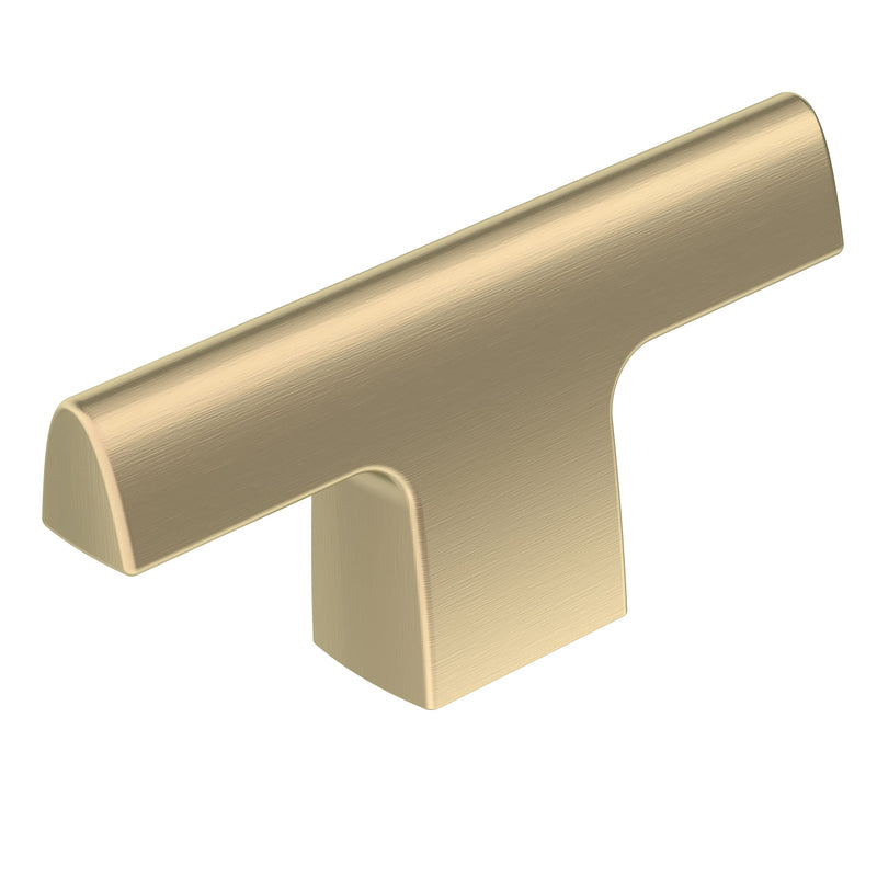 [Australia - AusPower] - Amerock | Cabinet Knob | Golden Champagne | 2-1/2 inch (64 mm) Length | Riva | 1 Pack | Drawer Knob | Cabinet Hardware 