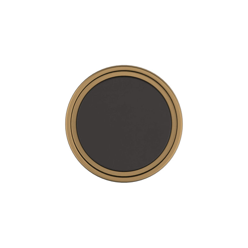 [Australia - AusPower] - Amerock | Cabinet Knob | Matte Black/Champagne Bronze | 1-3/8 inch (35 mm) Diameter | Mergence | 1 Pack | Drawer Knob | Cabinet Hardware 
