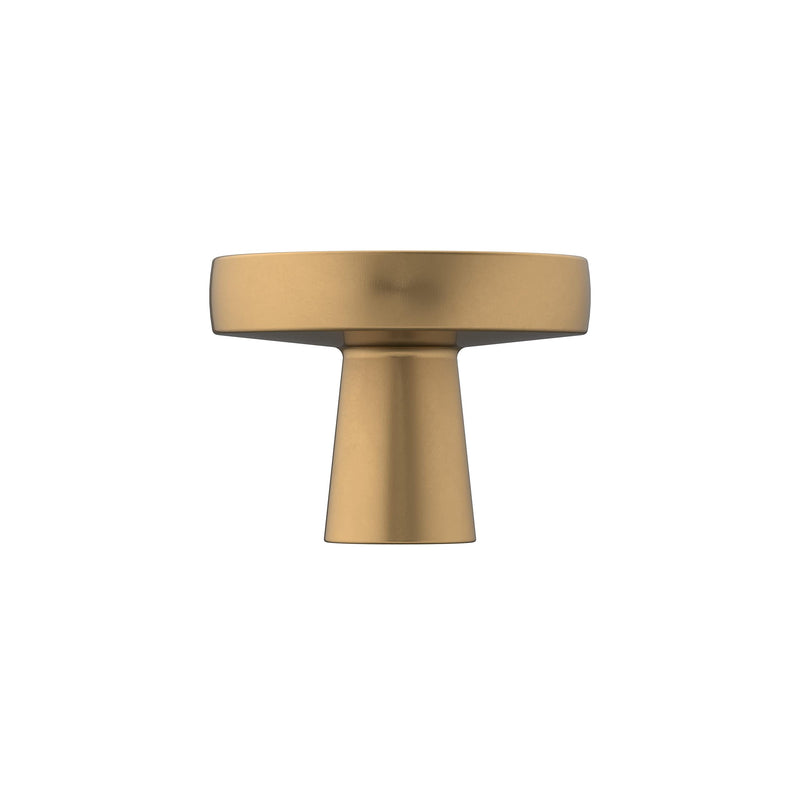 [Australia - AusPower] - Amerock | Cabinet Knob | Matte Black/Champagne Bronze | 1-3/8 inch (35 mm) Diameter | Mergence | 1 Pack | Drawer Knob | Cabinet Hardware 