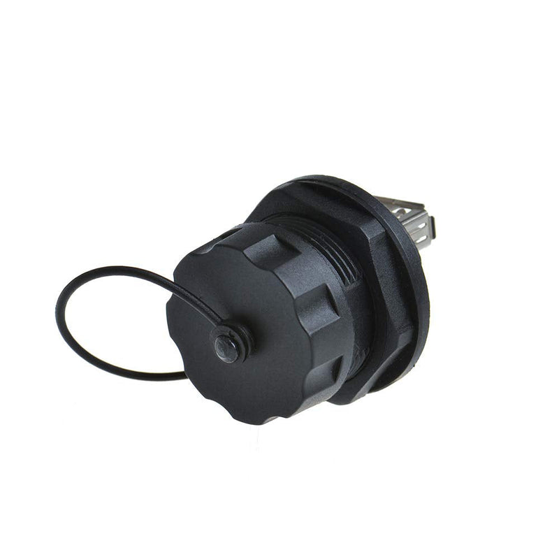 [Australia - AusPower] - ANMBEST 5PCS USB2.0 Panel Mount Connector, IP67 Waterproof Outdoor USB Plug Adapter Female to Female Socket with Waterproof/Dust Cap (M25 5PCS) M25 5PCS 
