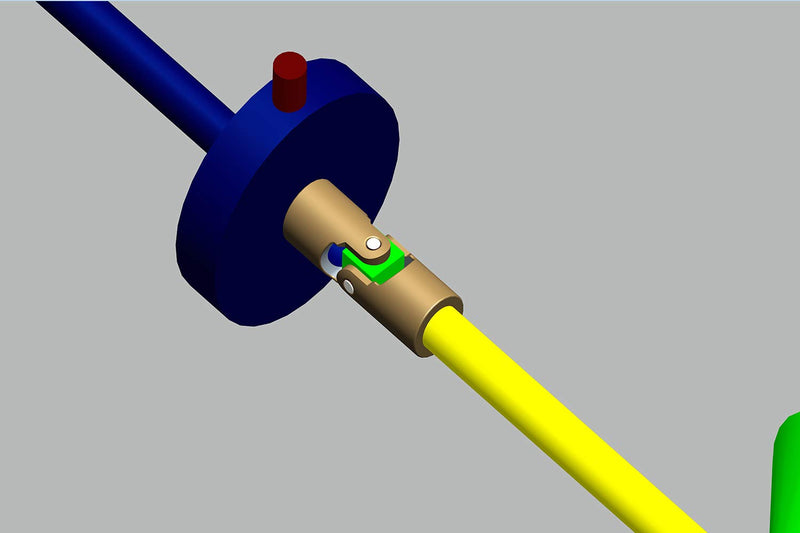 [Australia - AusPower] - Aopin 10mm to 10mm Rotatable Universal Joint Coupling Shaft Stepper Motor, Length 35mm / 1.38", Coupler Connector with Screw for 3D Printer, RC Robot, Car Boat Shaft, DIY Encoder, CNC Machine 10 to 10 