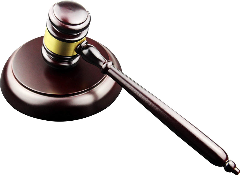 [Australia - AusPower] - Apexstone Wooden Gavel and Block for Lawyer Judge Auction Sale 