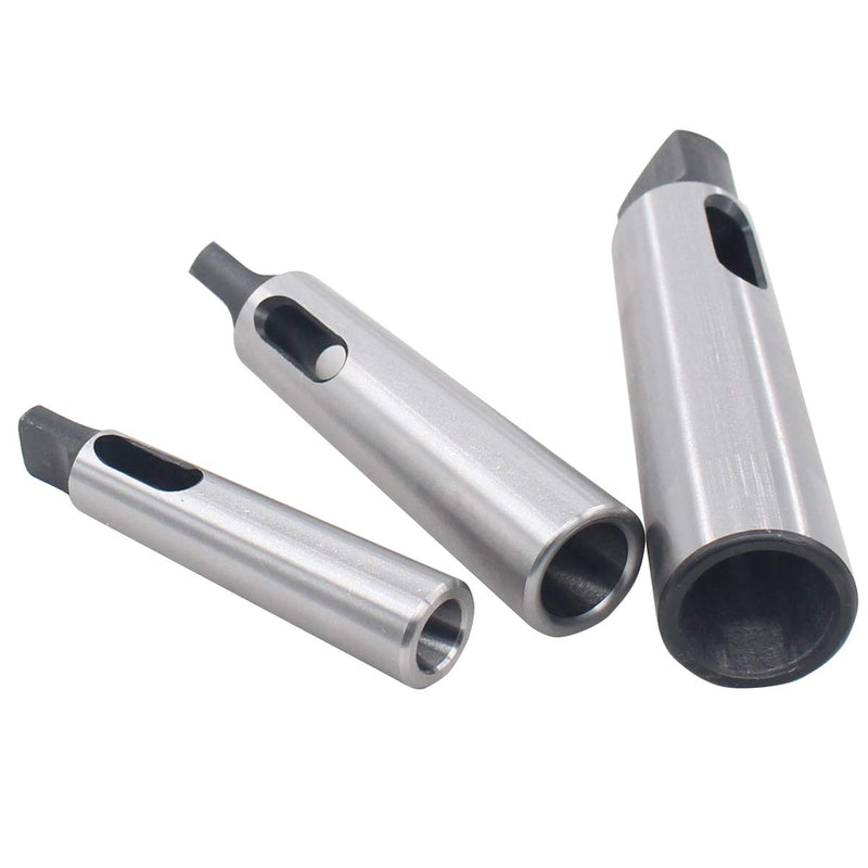 [Australia - AusPower] - ApplianPar Pack of 3 MT1 to MT2, MT2 to MT3, MT3 to MT4 Taper Drill Sleeve Reducing Adapter for Lathe Milling 