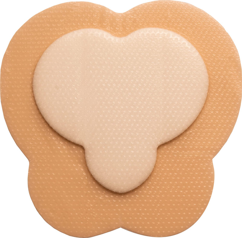 [Australia - AusPower] - Sacral Silicone Ultra-Absorbent Foam Dressing 7" X 6.8" Box of 5; Wound Dressing By Areza Medical 