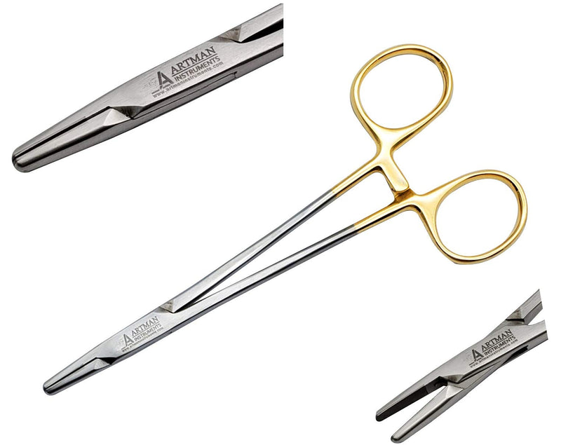 [Australia - AusPower] - Mayo Hegar Needle Holder 6" Surgical Needle Driver with Tungsten Carbide Inserts by ARTMAN INSTRUMENTS 6 Inches 