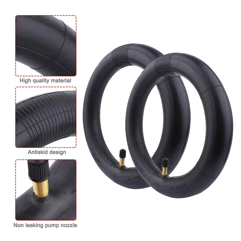 [Australia - AusPower] - AR-PRO (2-Pack) 8.5 Inches x 2 Inches Scooter Inner Tube Replacement - 50/75-6.1 Inner Tubes for Electric and Gas Scooters, Mini and Pocket Bikes, and More Butyl Rubber Inner Tubes 