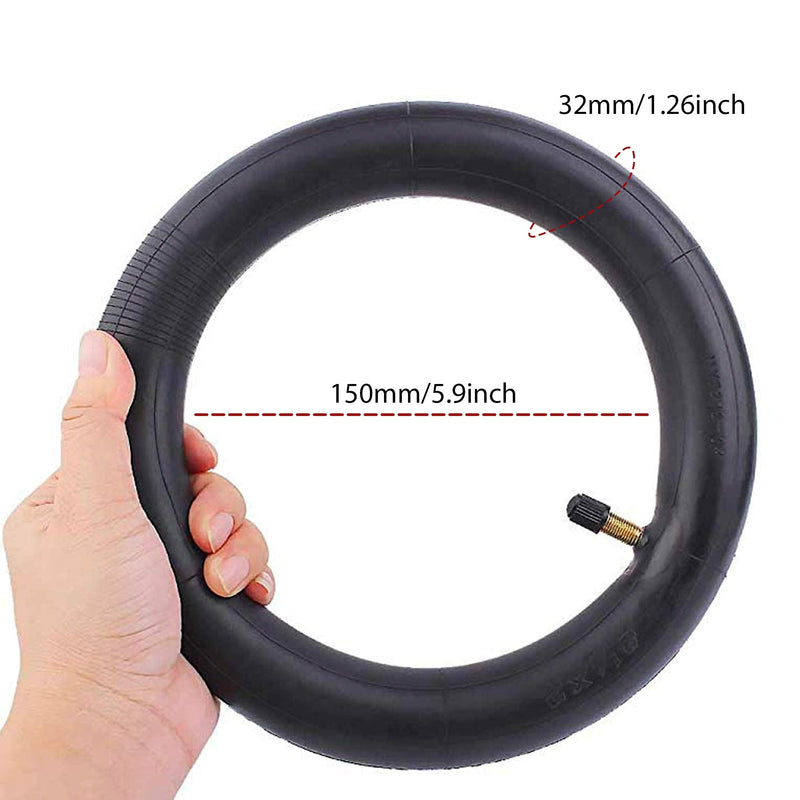 [Australia - AusPower] - AR-PRO (2-Pack) 8.5 Inches x 2 Inches Scooter Inner Tube Replacement - 50/75-6.1 Inner Tubes for Electric and Gas Scooters, Mini and Pocket Bikes, and More Butyl Rubber Inner Tubes 